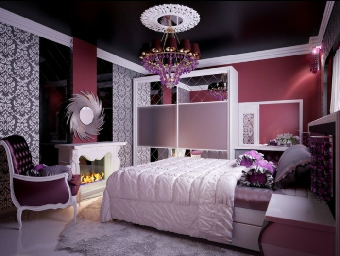 barbie-house-dark-bedroom-black-κουβέρτα