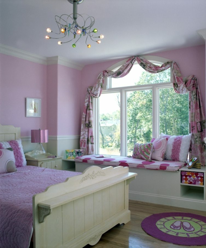 barbie-ροζ-υπνοδωμάτιο-πολυέλαιος