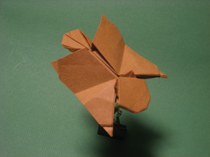 занаятчийски идеи-за-деца-оригами катерица-калайджия