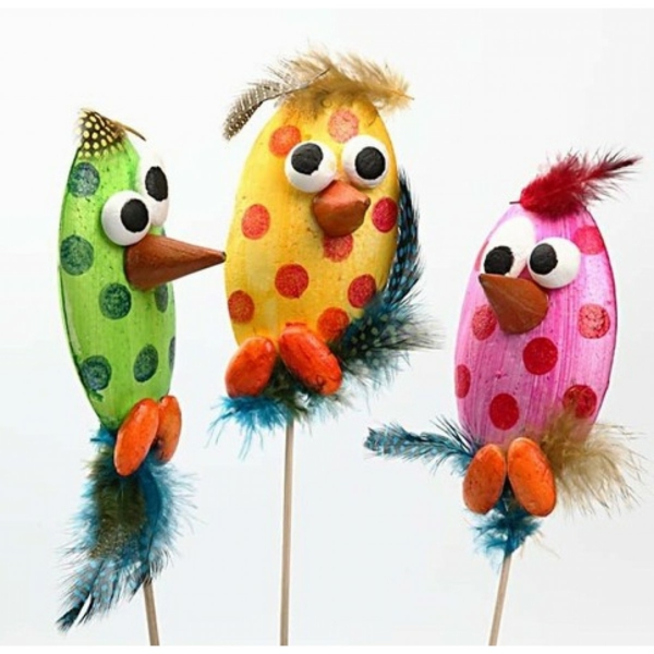 Tinker-con-hijos-en-verano tres muñecas coloridas