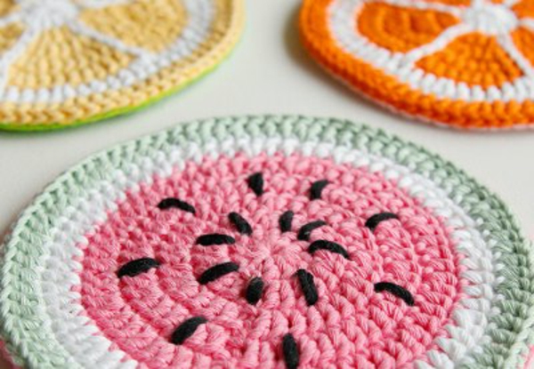 занаяти с детски в лятото ръчно плетени неща - кръгла форма