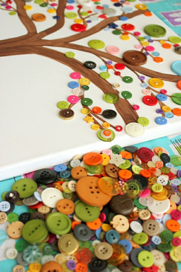 tinker-with-buttons-színes-rajzolás-fa-egyszerű ötletek