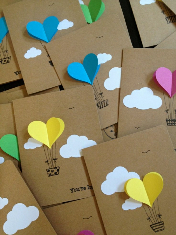 Tinker-con-papel-card-preciosas originales ideas de sí-do-DIY-tarjetas-Tinker-