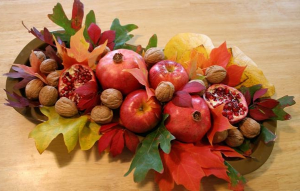 занаятчийски есенни плодове и орехи