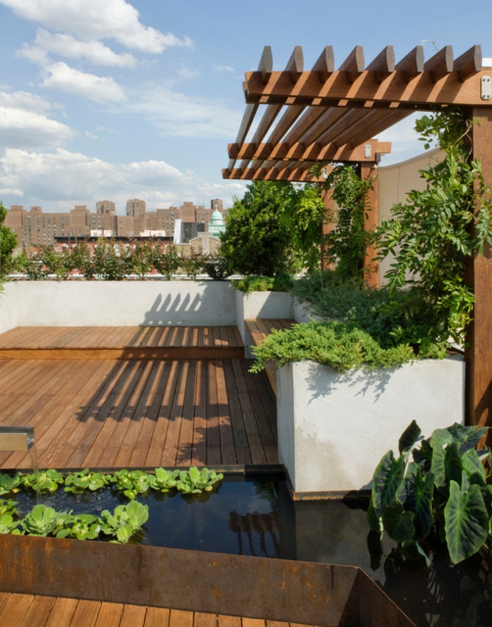 bepflanzung- krovna terasa-sunce-zaštita