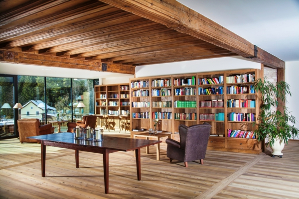 confortable-maison - bibliothèque