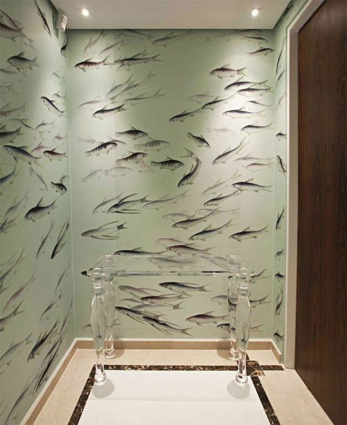 Poseban-pozadina-originalni dizajn riba obrazac