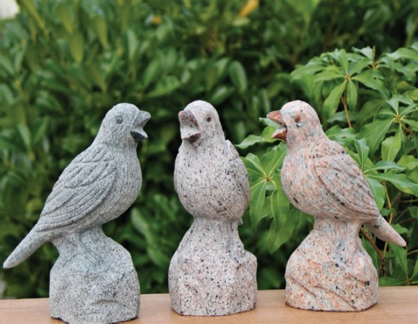 figura-hacer-usted-hacer-tres-pájaros - idea de decoración del jardín