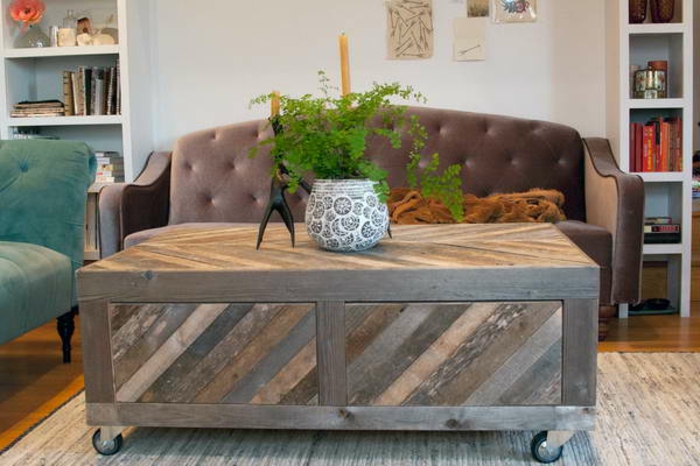 sofa-out-pallets-beautiful-livingroom - idea de bricolaje