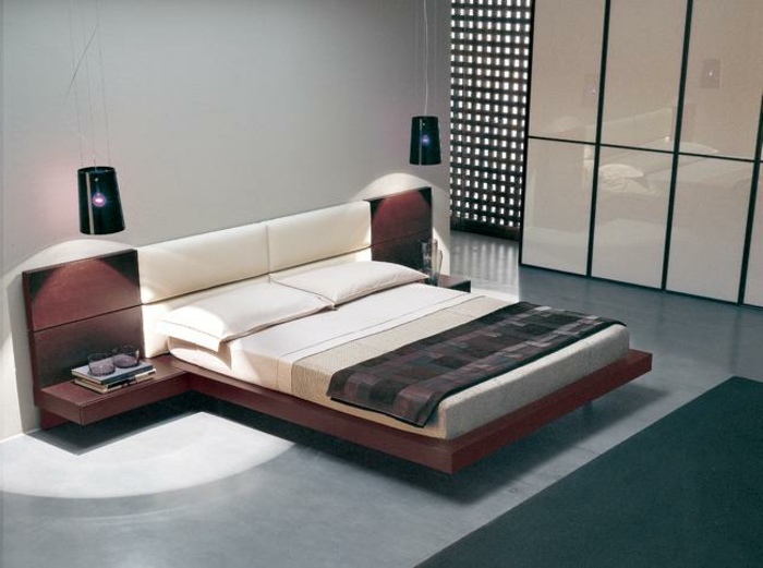 κρεβάτι-make-μοντέρνο υπνοδωμάτιο