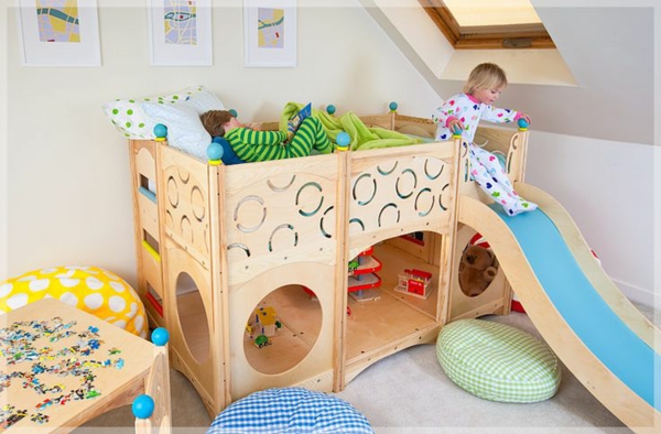 bed-kanssa-slide-as-leikkipuisto-for-the-lasten päiväkoti-set-wohnideen- leikkipuistolaitteita
