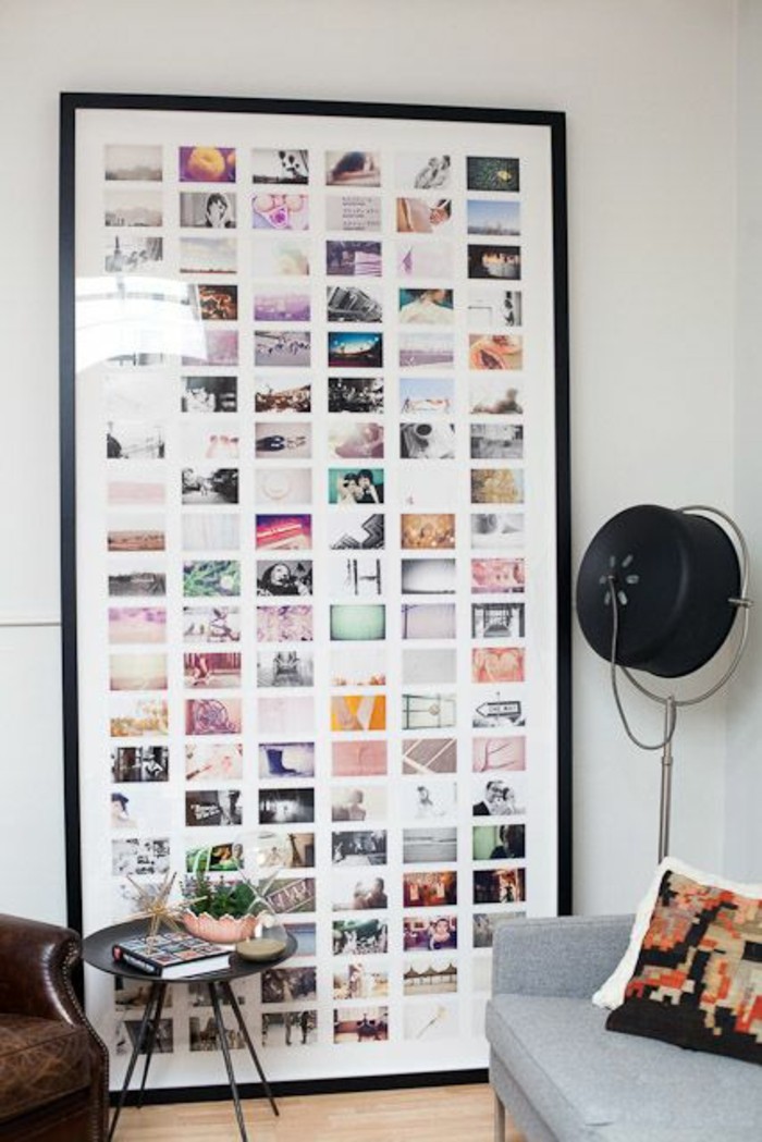 okvir za sliku-se-do-mnoge šarene Fotografije sivo-kauč jastuk stola