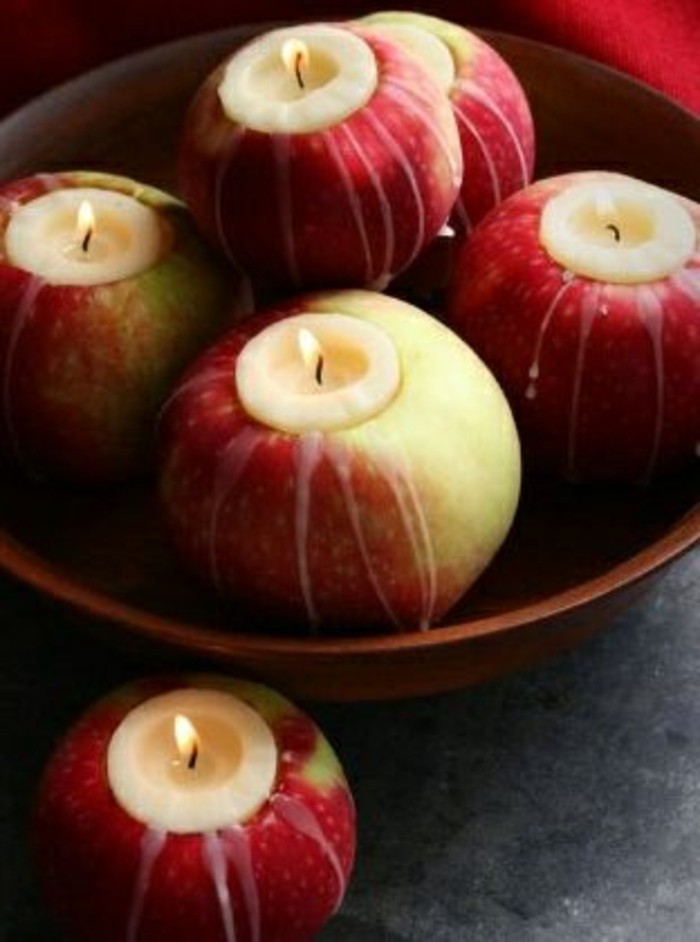 الرخيصة-الشموع-في-بعض التفاح