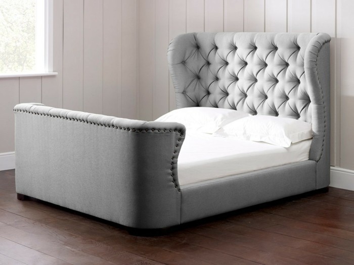 синьо-дизайн-мека легла-с легла кутия-модерен дизайн