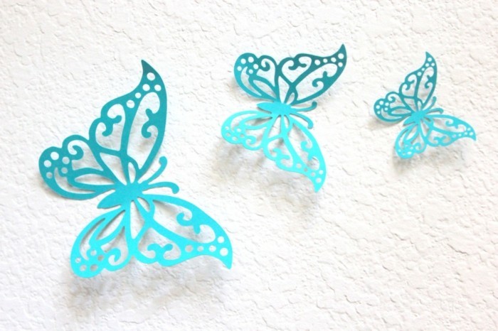 kék pillangók magad-make-out-papír