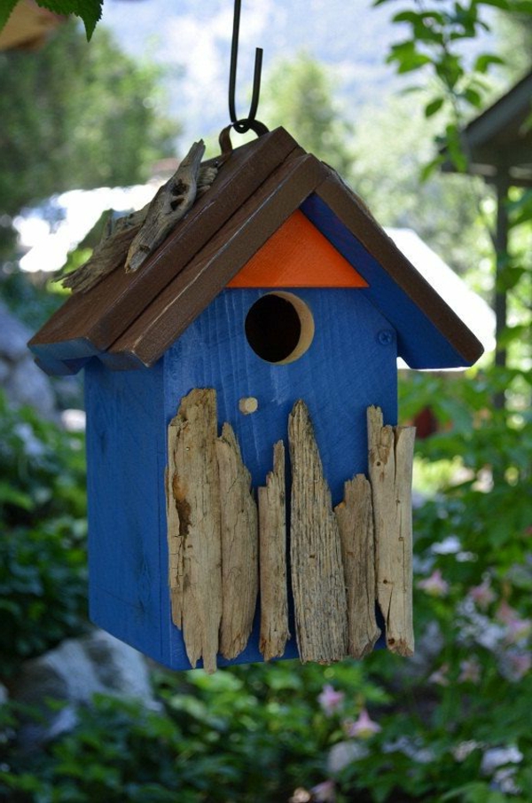 Plava kuća za ptice Dersign ideje