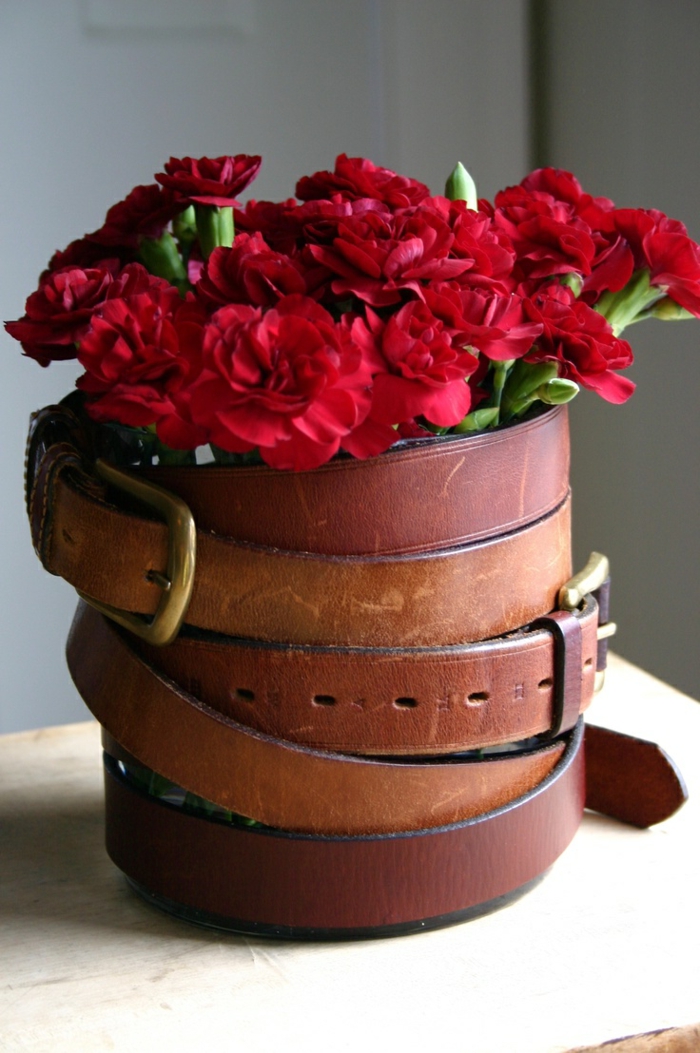 زهور بنفسك جعل جميلة الديكور فكرة التصميم لوعاء الزهور من الزخارف فكرة ديكو زهرة حمراء