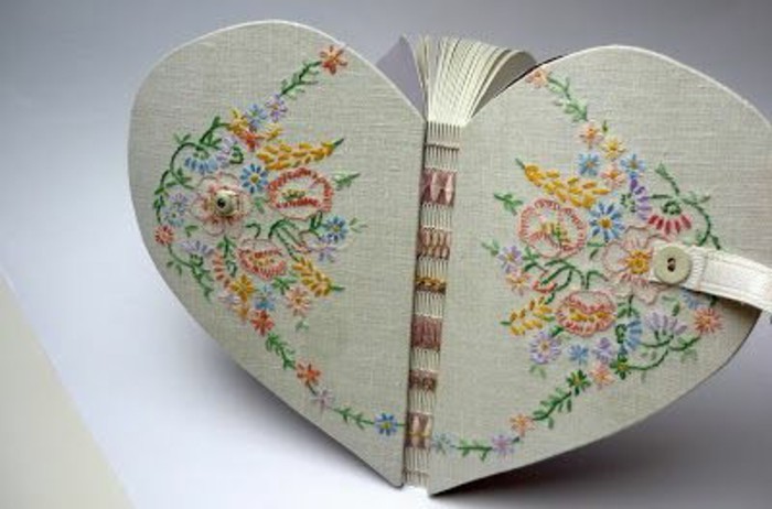 كتاب مغلف نفسك صنع كتاب بنفسك إلى جعل القلب الكتاب مغلف نفسك الخياطة