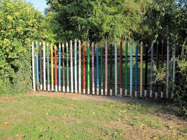 fresca de color Ideas lápices Fence