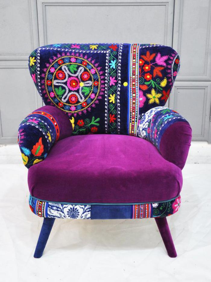 šarene-stolica s indijskim dizajna