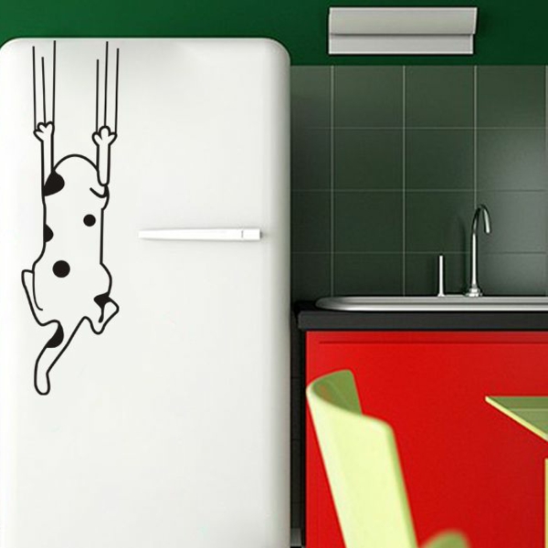 cat-matricák hűtőszekrény-kreatív ötlet