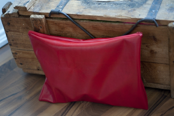 направете сами червената чанта - модел на елегантите - творческо шиене