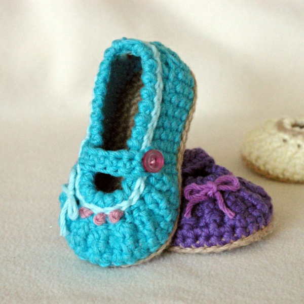 Zapatos-con-super-hermosa-diseño-crochet-gran-prácticos ideas de enfriamiento modelle_fantastische-bebé