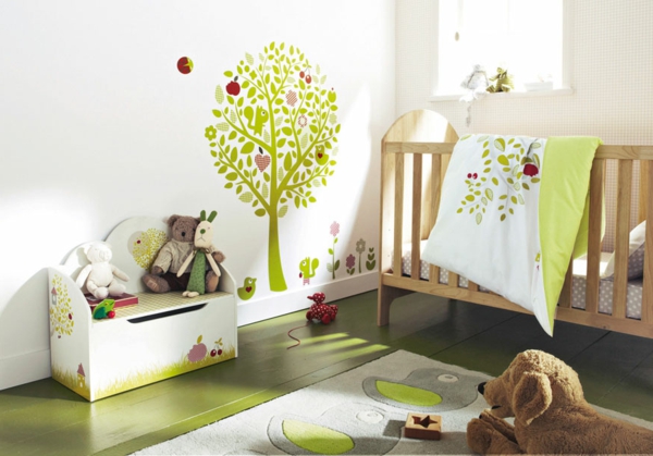 super-beba soba-dizajn-beba spavaća soba potpuno beba spavaća soba set-wandtattoo-babyroom
