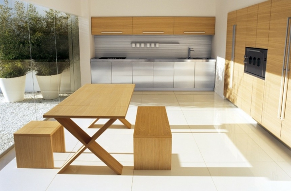 -cooles-трапезария-настройка с-съвременните мебели, от дърво