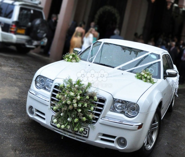 idea original e interesante para la joyería del coche para la boda
