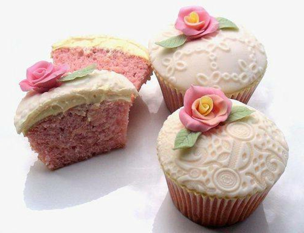 pink cupcakes Koristele-herkullisen cupcakes-koristella