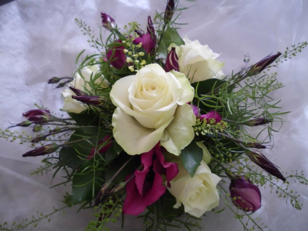 décorer cyclamefarben tour-Deco floral mariage table-