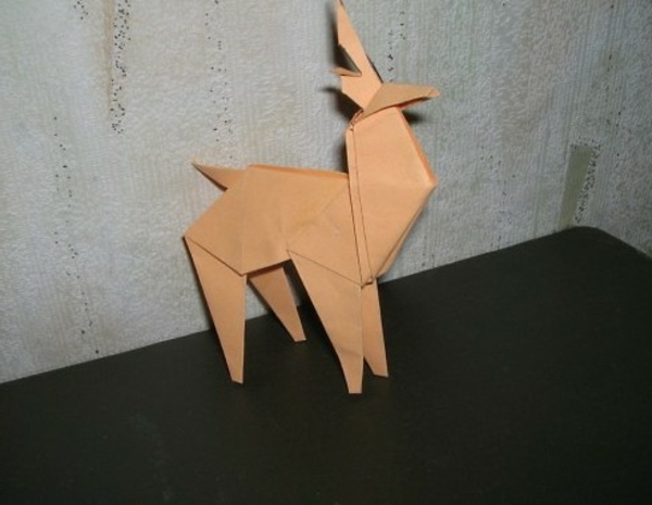 damhirsch-оригами до Коледа
