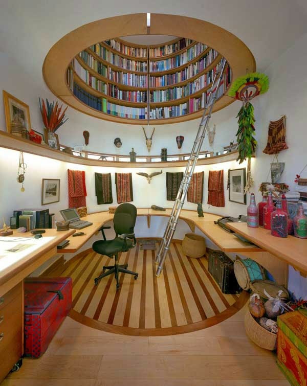 ceiling-ball-house - bibliothèque