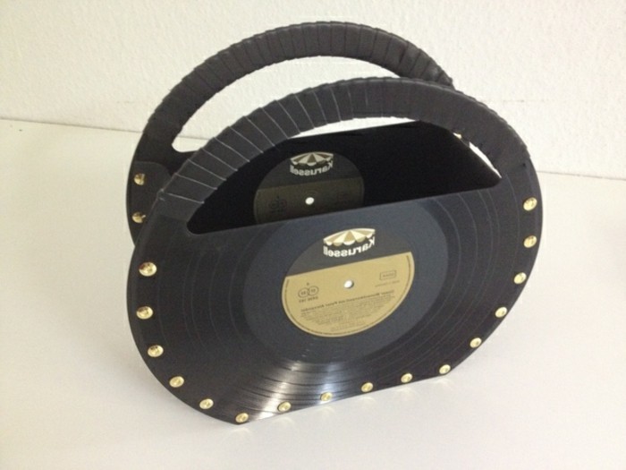 deco-of-tál-modern-bag-of-régi gramofon
