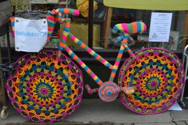 dekorativni za bicikl za pletenje i ukrašavanje elemenata u svijetlim bojama