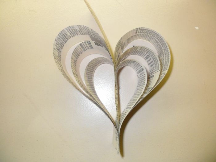 ديكو القلب-عظيم-نموذج من ورقة