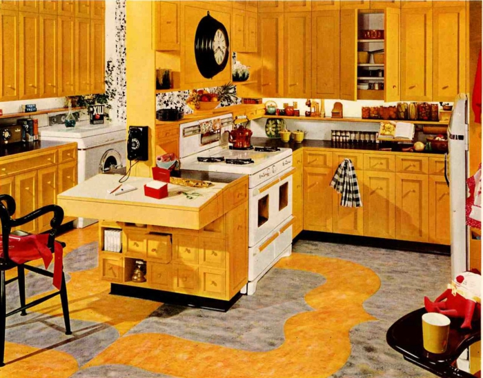 Deco-ideoita-for-keittiö-retro malli