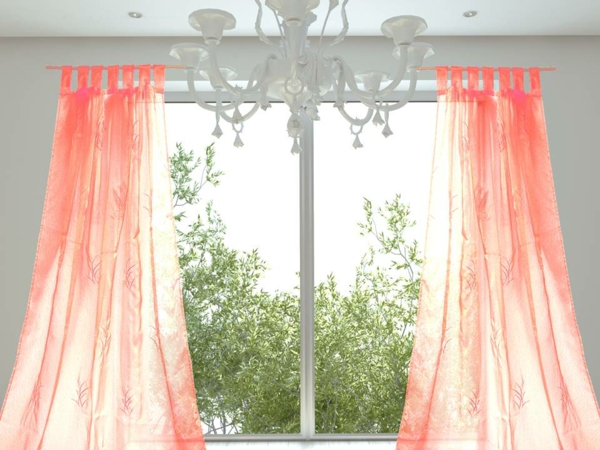 装饰客厅桃色 - 漂亮的吊灯