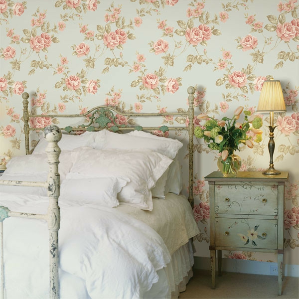 dekotapeten-फूल बेडरूम