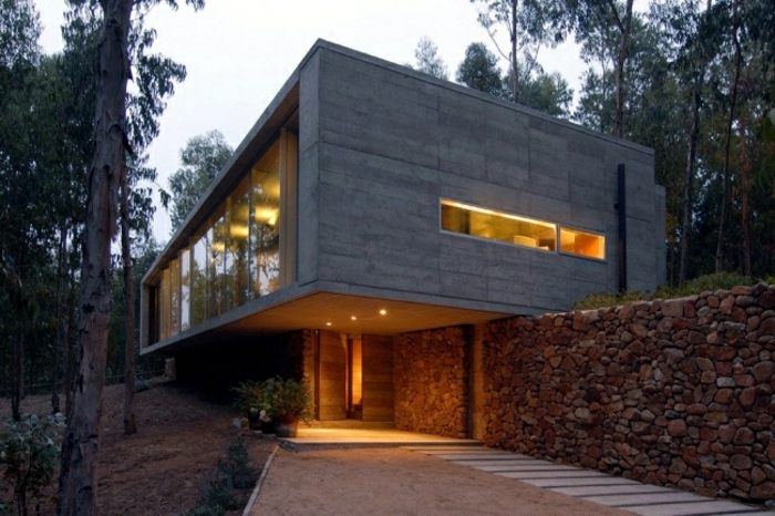 дизайна завършена къща-пра-идеи-за-архитектура-къща-с-плосък покрив