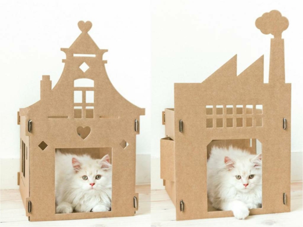 дизайнерски мебели котка КЕК-котка-къща-