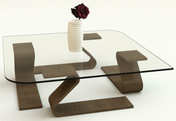 designer üveg asztal-extravagáns tervezése