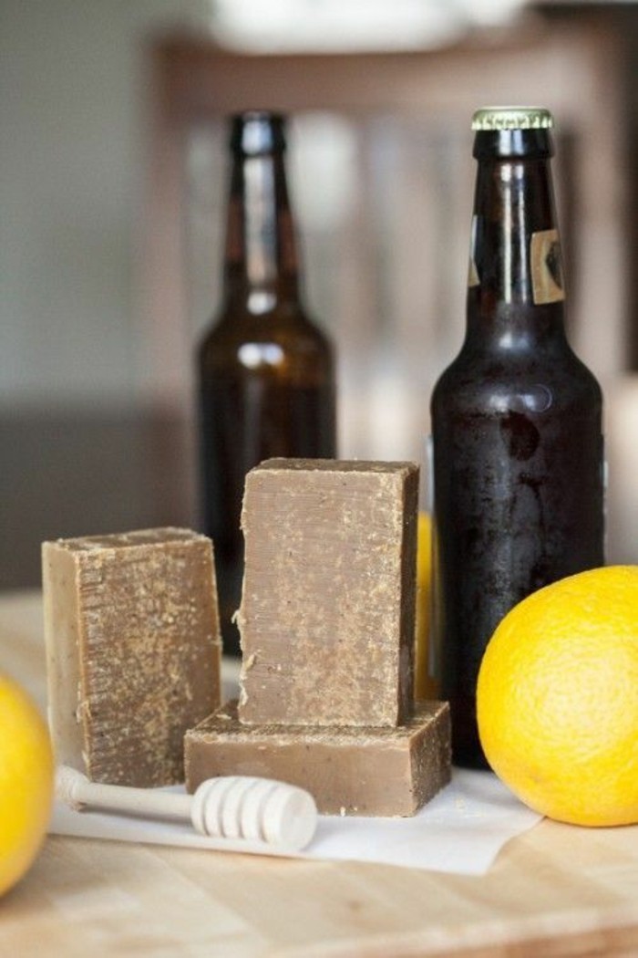 DIY lahjoja-for-Men-olut saippua-itse-make-olut-ja-sitruunat
