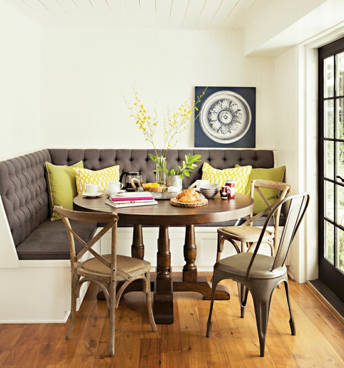 étkezősarok-modern konyha asztal és székek-