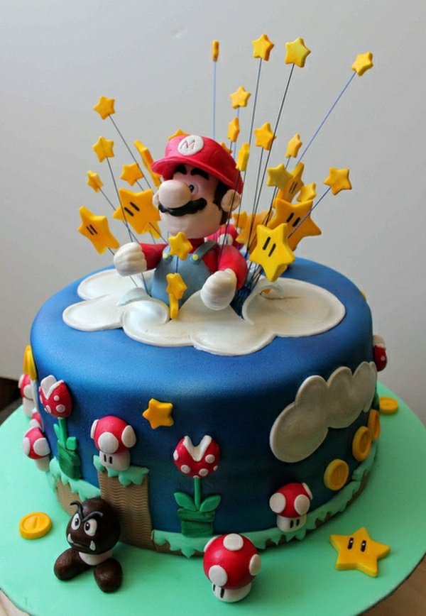 effektvolle_torten-koristella - syntymäpäiväjuhlat-kids-iso-piirakat-tilaus-Super-Mario-merkkiä