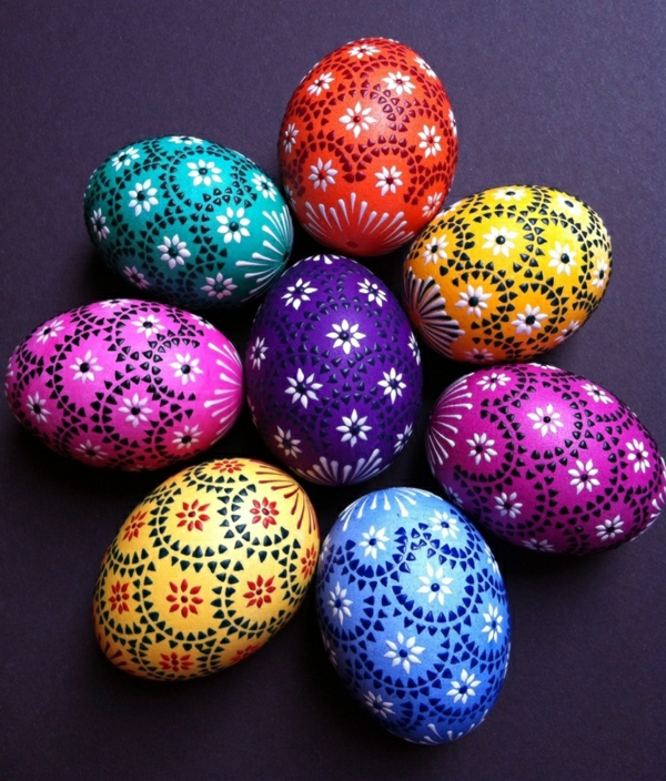 tojásfestés kézműves ötletek-húsvéti kreatív ötletek-for-Selbermachen