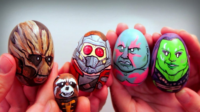 Насладете се на тези творчески великденски яйца изображения с герои от популярен филм
