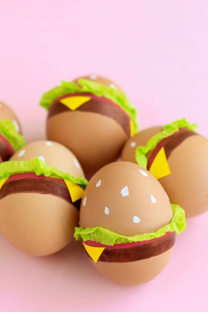 Tojás vicces - te vagy éhes a hamburgerek, de kapsz főtt tojást