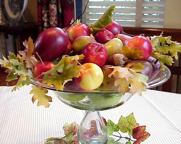 osebujni ukras jabuka s lišćem lišća